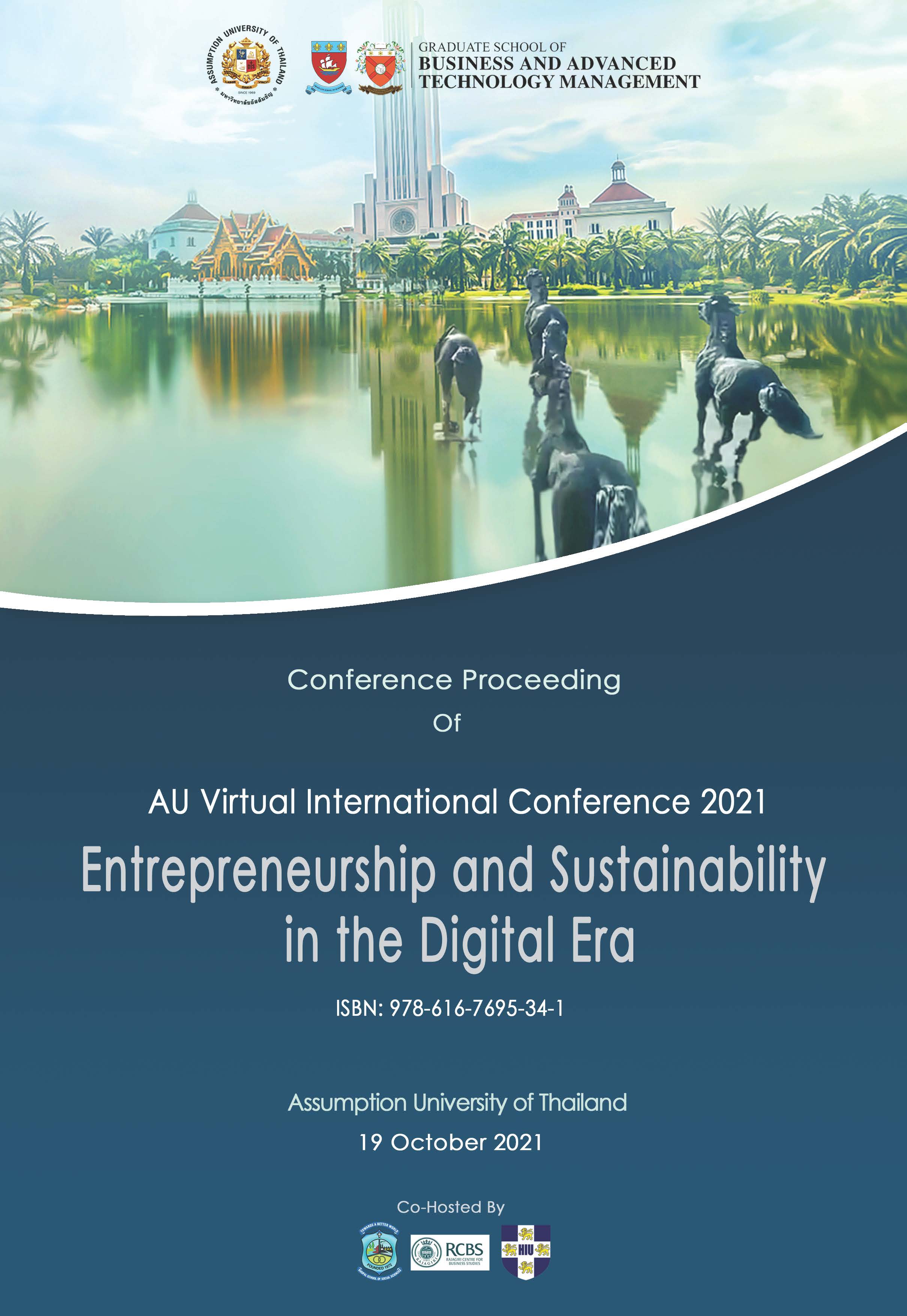 					View Vol. 2 No. 1 (2021): AU Virtual International Conference 2021
				